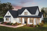 Farmhouse House Plan - Mayfield 2 27575 - Right Exterior