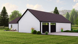 Country House Plan - 67406 - Left Exterior