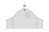 Farmhouse House Plan - 73394 - Rear Exterior