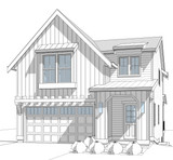 Farmhouse House Plan - 74486 - Front Exterior