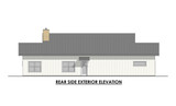Country House Plan - Beech #2 73683 - Rear Exterior