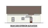 Secondary Image - Country House Plan - Canna Lily 62249 - Rear Exterior