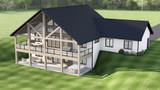 Ranch House Plan - 99379 - Rear Exterior