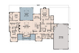 Farmhouse House Plan - Wintercreeper 41719 - 1st Floor Plan