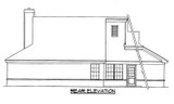 Secondary Image - Country House Plan - Desoto 36596 - Rear Exterior