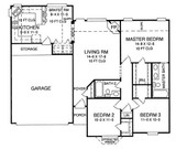 Traditional House Plan - Brookwell 18047 - 1st Floor Plan