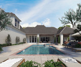 Southern House Plan - Royal Oaks 59996 - Rear Exterior