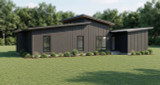 Modern House Plan - Vista Mesa 73799 - Rear Exterior
