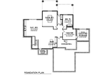 Modern House Plan - 58326 - Basement Floor Plan