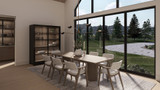 European House Plan - Nordbay 64847 - Dining Room