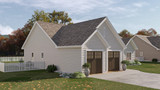 Ranch House Plan - Curtis Woods 38201 - Left Exterior
