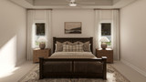 Ranch House Plan - Curtis Woods 38201 - Master Bedroom