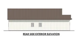 Country House Plan - Chenille 82995 - Rear Exterior