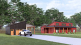 Country House Plan - Chenille 82995 - Left Exterior