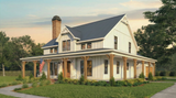 Farmhouse House Plan - Columbia Heights 60718 - Right Exterior