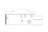 Traditional House Plan - Quogue 27339 - Right Exterior