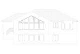 Craftsman House Plan - Carlson 11980 - Rear Exterior