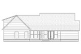 Secondary Image - Farmhouse House Plan - Georgia 87744 - Rear Exterior