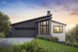 Contemporary House Plan - Everwood 70930 - Front Exterior