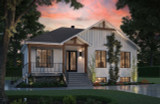 Farmhouse House Plan - Merrain 35001 - Front Exterior