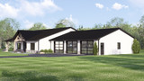 Contemporary House Plan - 74419 - Right Exterior