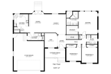 Ranch House Plan - Berry 49327 - 1st Floor Plan