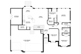 Craftsman House Plan - Clegg 97483 - 1st Floor Plan