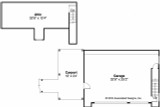 Traditional House Plan - Garage w/Attic 80348 - 1st Floor Plan