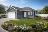 Traditional House Plan - Crews 65245 - Right Exterior