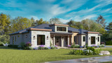 Modern House Plan - Sweet Clover 79972 - Exterior