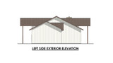 Farmhouse House Plan - Lewisia 12500 - Left Exterior