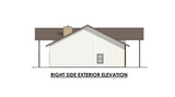 Farmhouse House Plan - Lewisia 12500 - Right Exterior