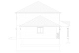 Country House Plan - Hertig 72564 - Left Exterior