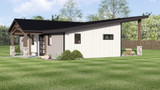 Contemporary House Plan - 51260 - Right Exterior