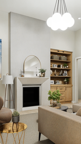 Farmhouse House Plan - Laurel Hill 63454 - Living Room