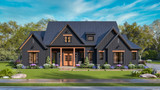 Modern House Plan - Sweet Maple 82771 - Exterior