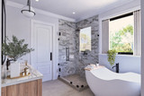Modern House Plan - Sweet Maple 82771 - Master Bathroom
