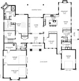 Craftsman House Plan - Maple Ridge 67961 - 1st Floor Plan