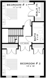 Cottage House Plan - Griffin Place 12205 - 2nd Floor Plan