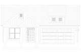 Craftsman House Plan - Lola Home 87576 - Front Exterior