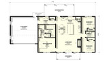 Country House Plan - Aloe 21282 - 1st Floor Plan