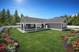 Ranch House Plan - Edmisten 81621 - Front Exterior