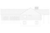 Ranch House Plan - Edmisten 81621 - Right Exterior