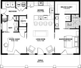 Farmhouse House Plan - 13399 - 1st Floor Plan