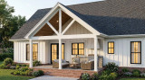 Farmhouse House Plan - Fawn Valley 65845 - Exterior