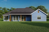 Ranch House Plan - Spruce Street 57210 - Rear Exterior