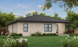 Secondary Image - Contemporary House Plan - Calverton Modern 71886 - Rear Exterior