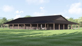Country House Plan - 81409 - Rear Exterior