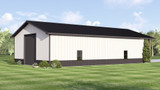Country House Plan - 52954 - Left Exterior