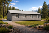 Mountain Rustic House Plan - Baum Cabin 83711 - Rear Exterior